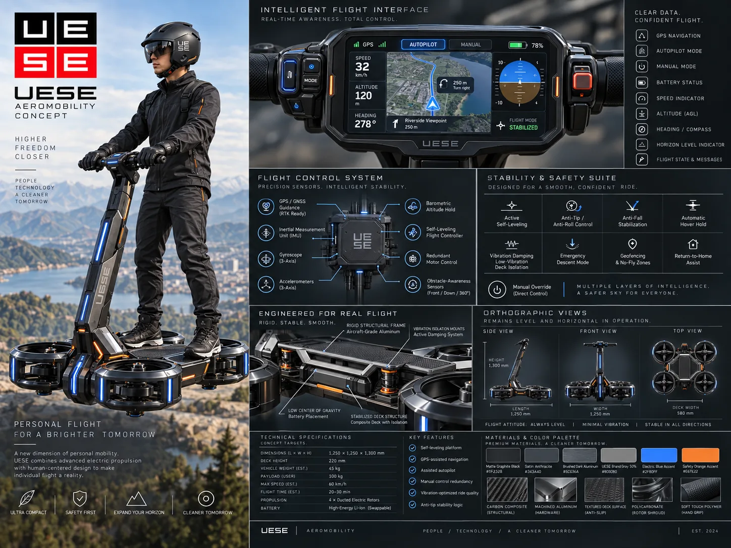 UAC-01 intelligent flight interface and AI control concept